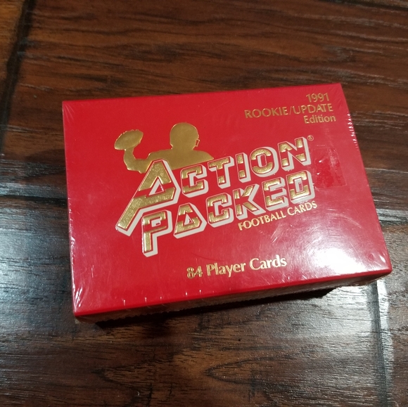 Vintage Action Packed football cards